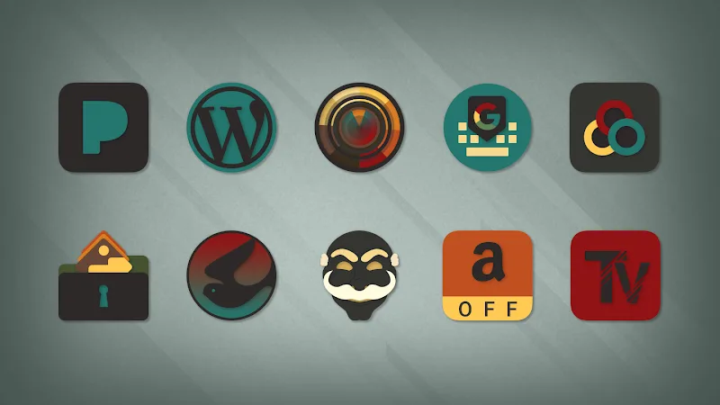 Dominion - Dark Retro Icons screenshot 2