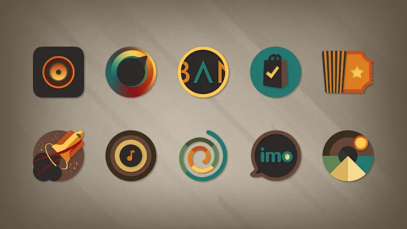 Dominion - Dark Retro Icons screenshot 1