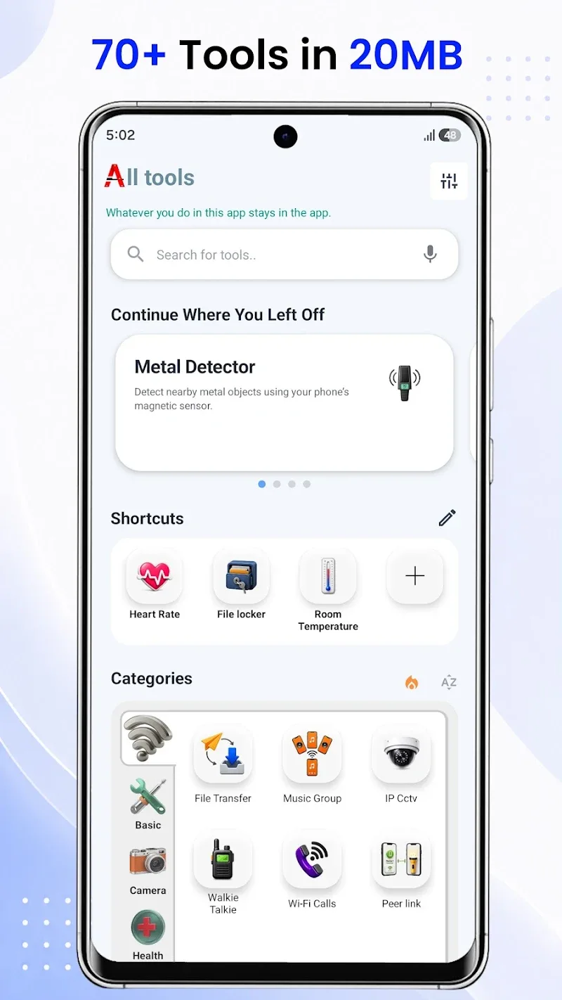 All tools screenshot 1