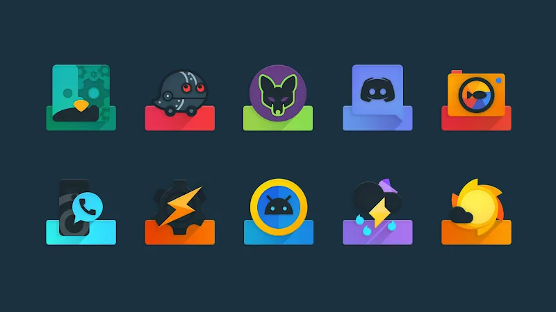 Ombre Icon Pack screenshot 5