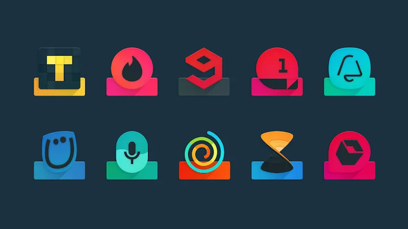 Ombre Icon Pack screenshot 3