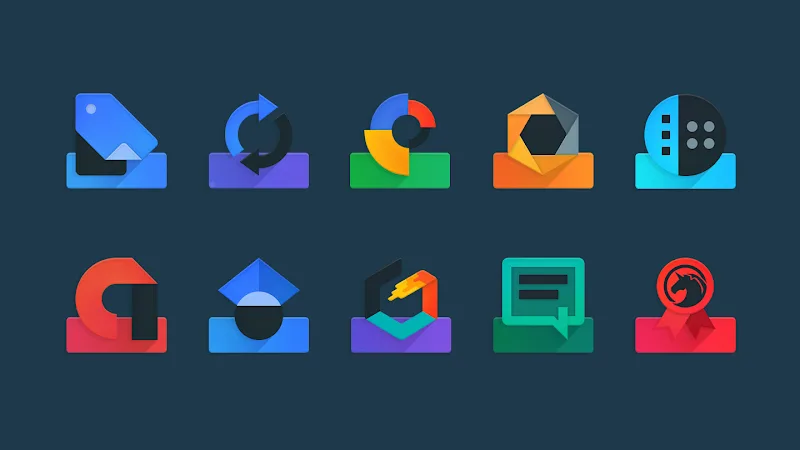 Ombre Icon Pack screenshot 2