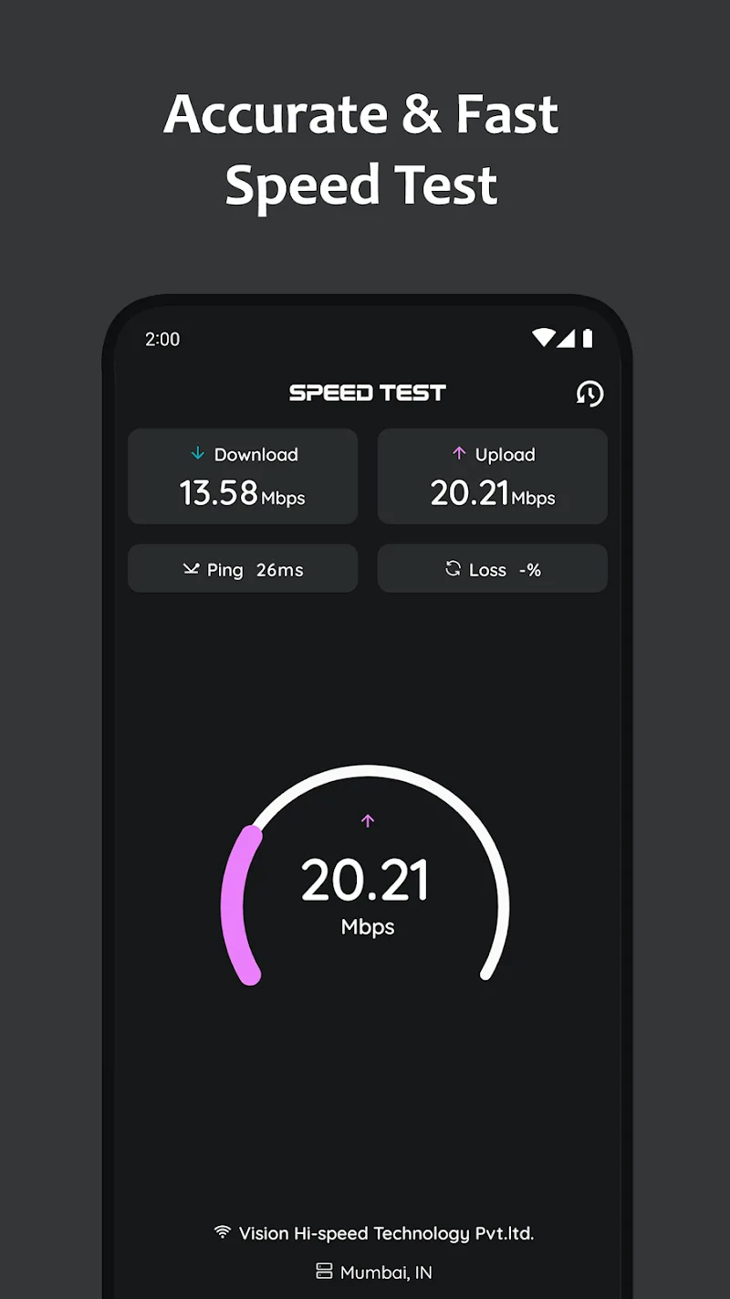 Rapid: Internet Speed Test screenshot 1