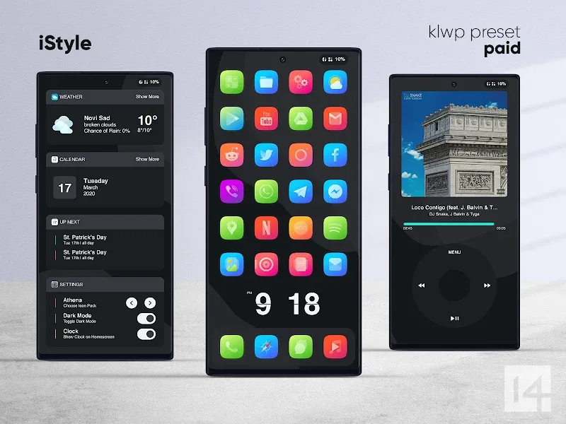 One4KLWP Pro screenshot 4
