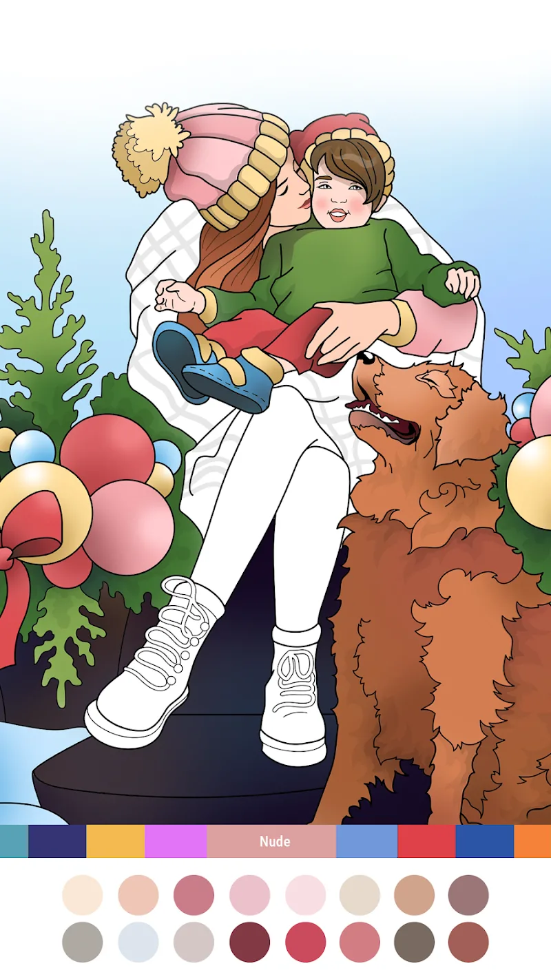 Classic Adult Coloring Book screenshot 4
