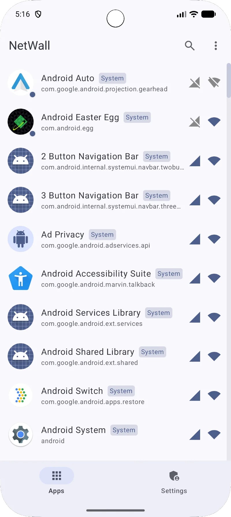 NetWall screenshot 1