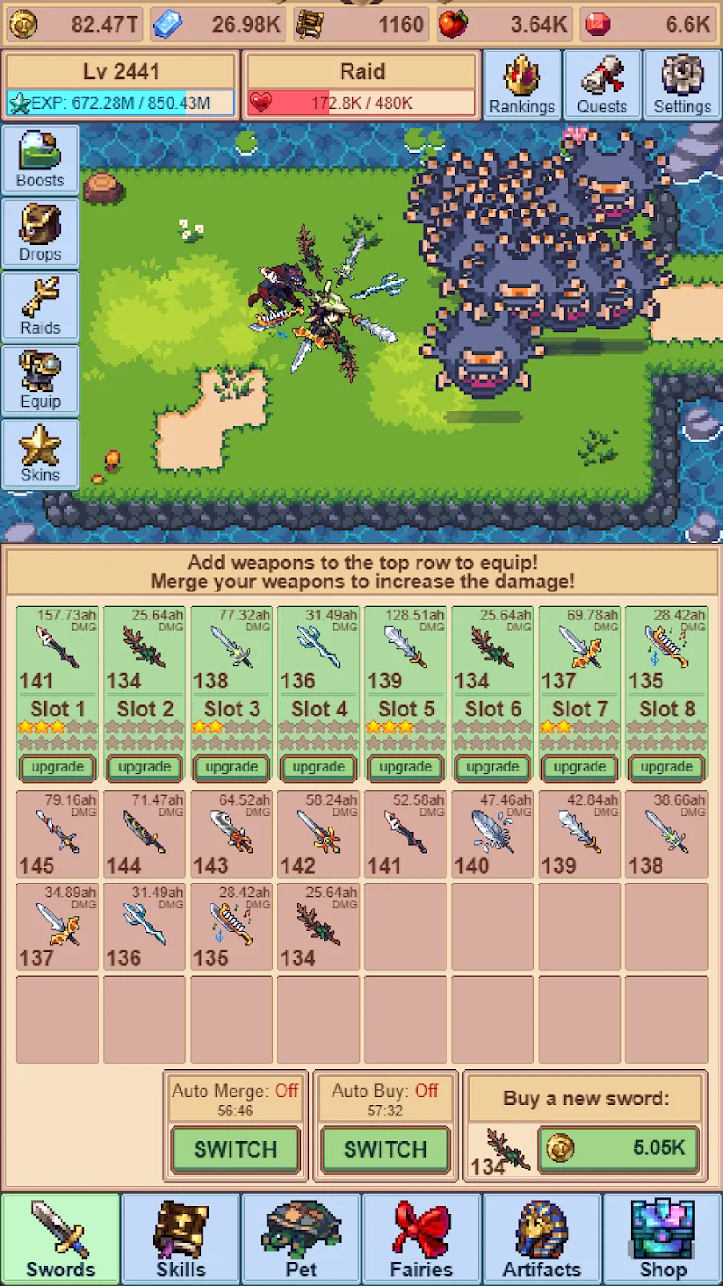 Idle Sword Master gameplay image 3