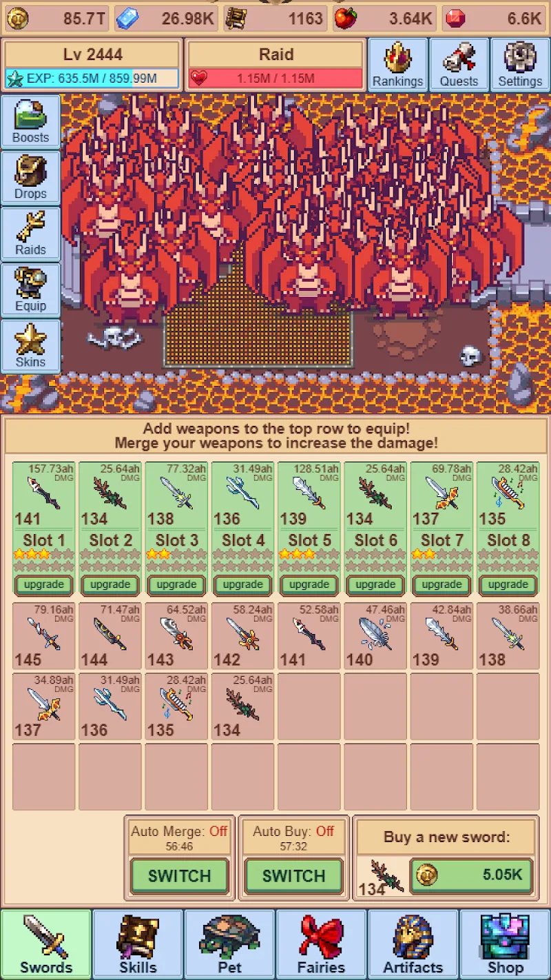 Idle Sword Master gameplay image 4