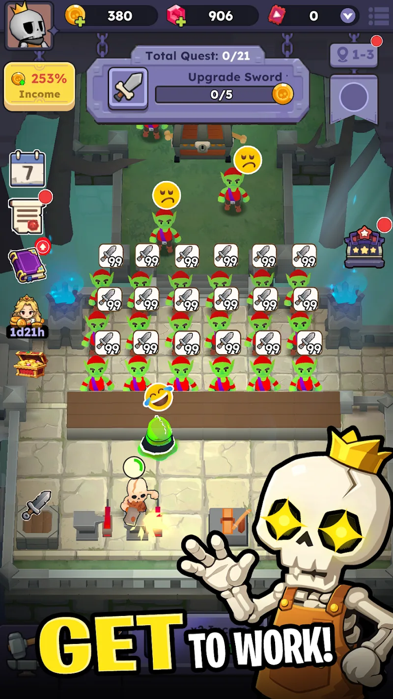 Idle Dungeon Keeper gameplay image 1
