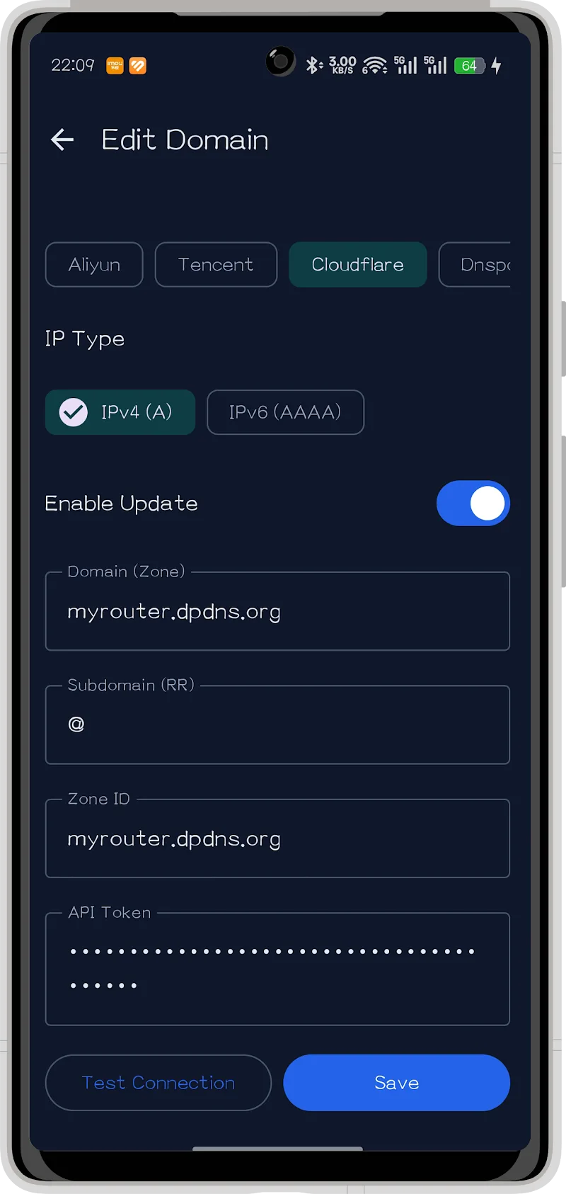 Screenshot 3: Status Monitoring